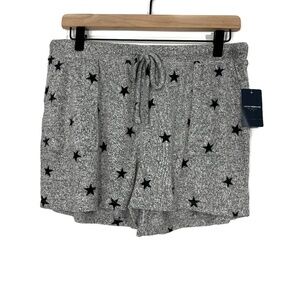 Lucky Brand Women’s Size Medium Gray Black Star Print Comfortable Soft Shorts